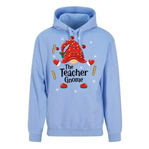 The Teacher Gnome Holiday Festive Unisex Surf Hoodie