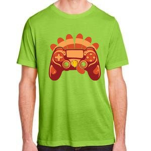 Thanksgiving Turkey Gaming Controller Video Game Gift Adult ChromaSoft Performance T-Shirt