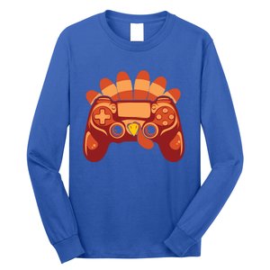 Thanksgiving Turkey Gaming Controller Video Game Gift Long Sleeve Shirt