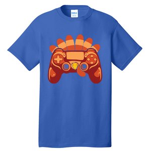 Thanksgiving Turkey Gaming Controller Video Game Gift Tall T-Shirt