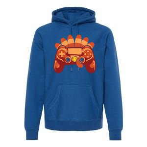 Thanksgiving Turkey Gaming Controller Video Game Gift Premium Hoodie