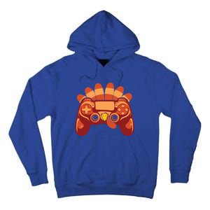 Thanksgiving Turkey Gaming Controller Video Game Gift Tall Hoodie