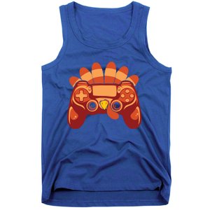 Thanksgiving Turkey Gaming Controller Video Game Gift Tank Top