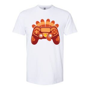 Thanksgiving Turkey Gaming Controller Video Game Gift Softstyle CVC T-Shirt