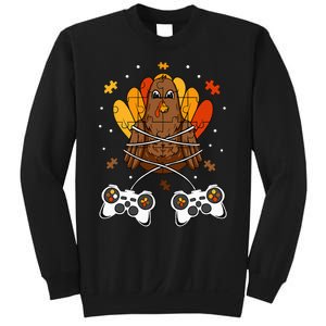 Thanksgiving Turkey Gamer Controller Fun Sweatshirt