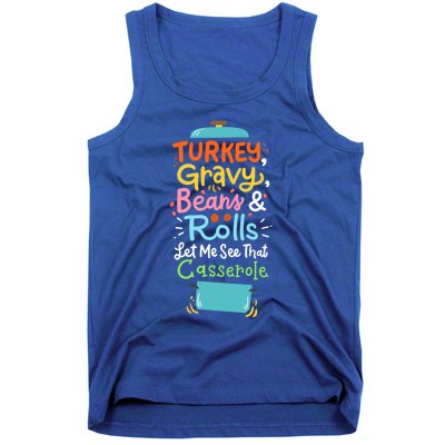 Thanksgiving Turkey Gravy Casserole Gift Tank Top