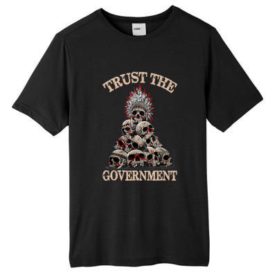 Trust The Government Skull Native American Vintage Tall Fusion ChromaSoft Performance T-Shirt