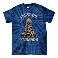 Trust The Government Skull Native American Vintage Tie-Dye T-Shirt