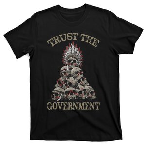 Trust The Government Skull Native American Chief T-Shirt