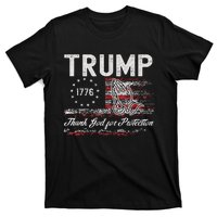 Trump Thank God For Protection President Donald Trump Tank Top T-Shirt