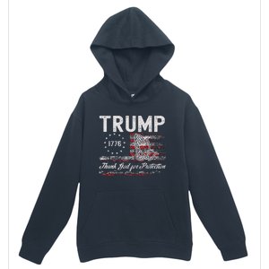 Trump Thank God For Protection President Donald Trump Tank Top Urban Pullover Hoodie