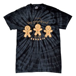 Team Tiny Gingerbread NICU Crew Nurse Christmas Hospital  Tie-Dye T-Shirt