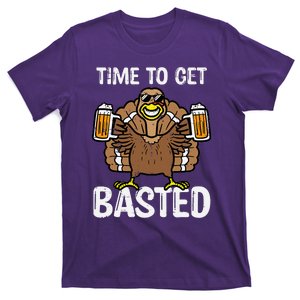 Time To Get Basted Funny Thanksgiving Turkey Day T-Shirt