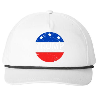 Trump The Great Maga King Logo Snapback Five-Panel Rope Hat