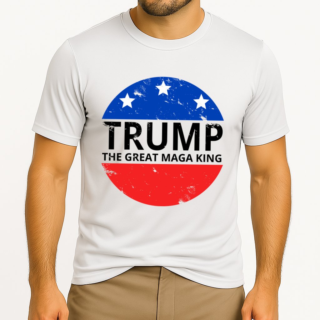 Trump The Great Maga King Logo Cooling Performance Crew T-Shirt