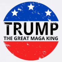 Trump The Great Maga King Logo Cooling Performance Crew T-Shirt