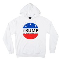 Trump The Great Maga King Logo Hoodie