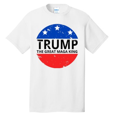 Trump The Great Maga King Logo Tall T-Shirt