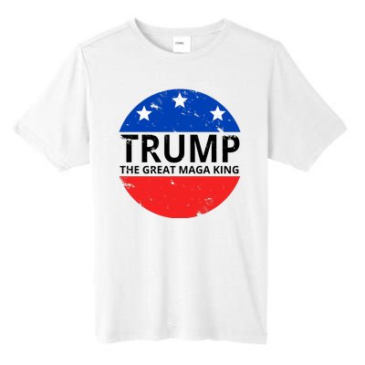 Trump The Great Maga King Logo Tall Fusion ChromaSoft Performance T-Shirt