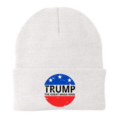 Trump The Great Maga King Logo Knit Cap Winter Beanie