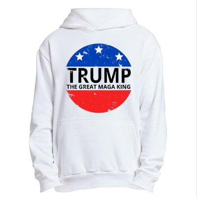 Trump The Great Maga King Logo Urban Pullover Hoodie