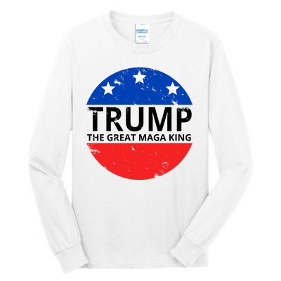 Trump The Great Maga King Logo Tall Long Sleeve T-Shirt