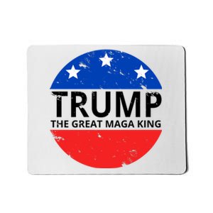 Trump The Great Maga King Logo Mousepad