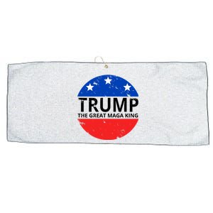 Trump The Great Maga King Logo Large Microfiber Waffle Golf Towel