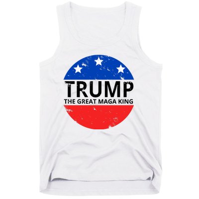 Trump The Great Maga King Logo Tank Top