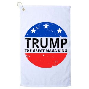 Trump The Great Maga King Logo Platinum Collection Golf Towel