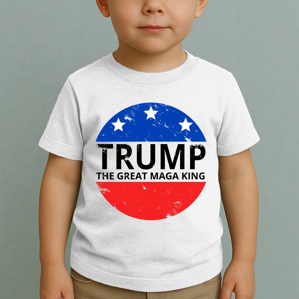Trump The Great Maga King Logo Toddler T-Shirt