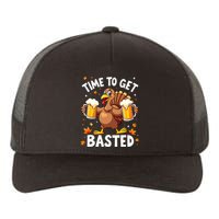 Time To Get Basted Funny Beer Thanksgiving Turkey Yupoong Adult 5-Panel Trucker Hat