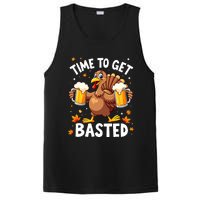 Time To Get Basted Funny Beer Thanksgiving Turkey PosiCharge Competitor Tank