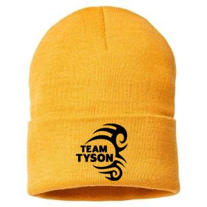 Team Tyson Gear For Lovers Who Like Tyson And His Tattoo Sustainable Knit Beanie