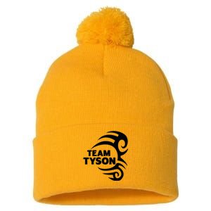 Team Tyson Gear For Lovers Who Like Tyson And His Tattoo Pom Pom 12in Knit Beanie