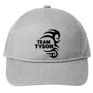 Team Tyson Gear For Lovers Who Like Tyson And His Tattoo 7-Panel Snapback Hat