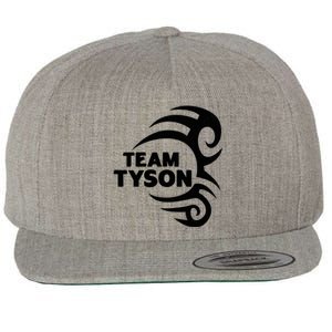 Team Tyson Gear For Lovers Who Like Tyson And His Tattoo Wool Snapback Cap