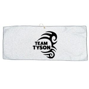 Team Tyson Gear For Lovers Who Like Tyson And His Tattoo Large Microfiber Waffle Golf Towel