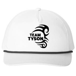 Team Tyson Gear For Lovers Who Like Tyson And His Tattoo Snapback Five-Panel Rope Hat