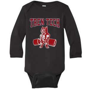 Tren Tech Gym Bodybuilding Baby Long Sleeve Bodysuit