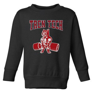 Tren Tech Gym Bodybuilding Toddler Sweatshirt