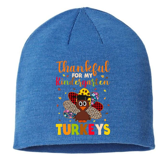 Teacher Thanksgiving Gift Thankful For Kindergarten Turkeys Cute Gift Sustainable Beanie