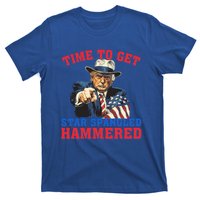 Time To Get Star Spangled Hammered Trump 4th Of July Meaningful Gift T-Shirt