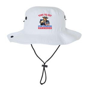 Time To Get Star Spangled Hammered Trump 4th Of July Meaningful Gift Legacy Cool Fit Booney Bucket Hat