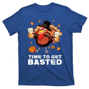 Time To Get Basted Funny Beer Thanksgiving Turkey Gift T-Shirt