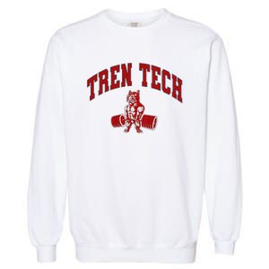 Tren Tech Gym Bodybuilding Garment-Dyed Sweatshirt