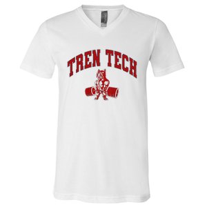 Tren Tech Gym Bodybuilding V-Neck T-Shirt