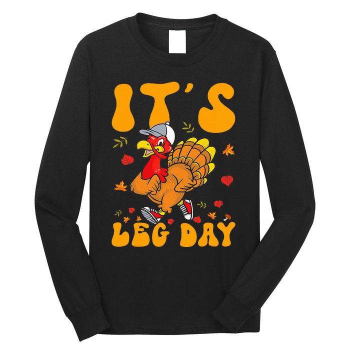 Turkey Trot Gear Costume Thanksgiving Turkey Running Long Sleeve Shirt