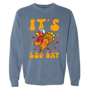 Turkey Trot Gear Costume Thanksgiving Turkey Running Garment-Dyed Sweatshirt