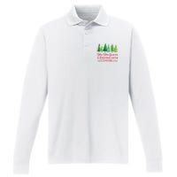 Tree Tops Glisten And Children Listen Funny Teacher Christmas Performance Long Sleeve Polo